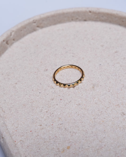 Concrete Edge | Gold-Filled Stacking Ring